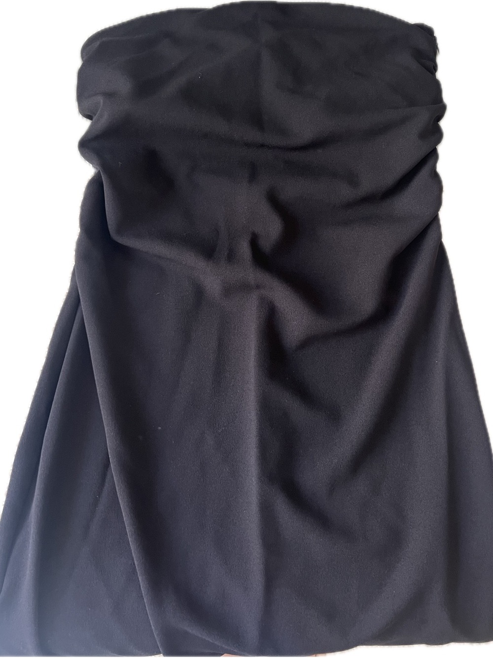 H&M Black Strapless Mini Dress